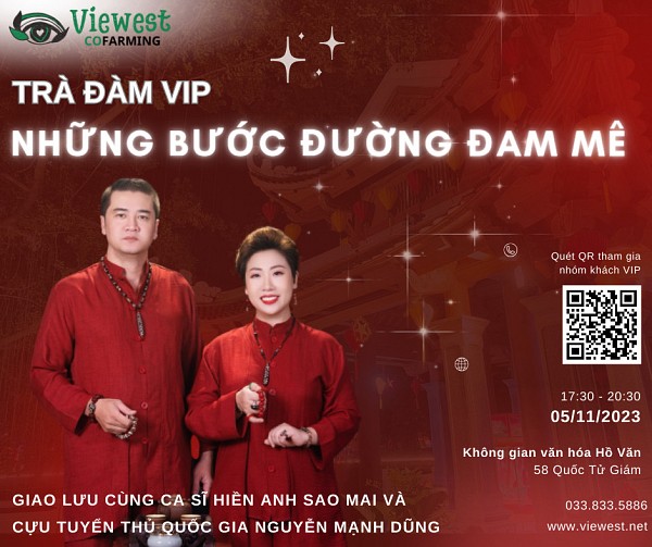Trà Đàm Vip (5/11/2023): Những bước đường đam mê