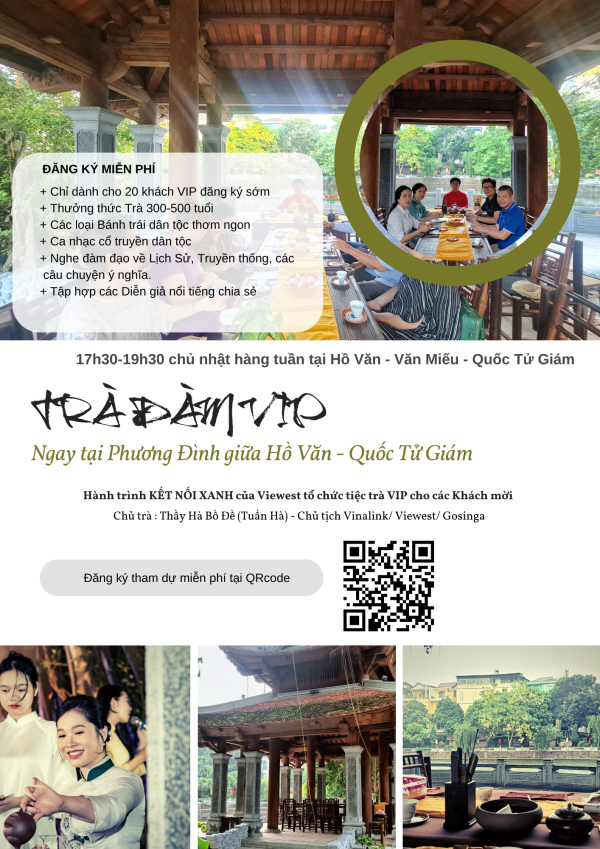 TRÀ ĐÀM VIP 17h30-19h30 NGÀY THỨ 7 08/07/2023